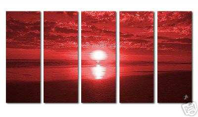 Dafen Oil Painting on canvas sunglow painting -set252